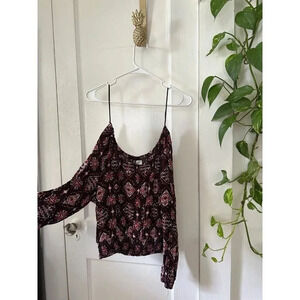 Divided H&M women’s size 10 floral blouse